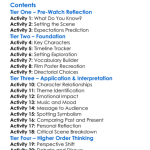 Rock Hudson All That Heaven Allowed 2023 Worksheet Activity Booklet