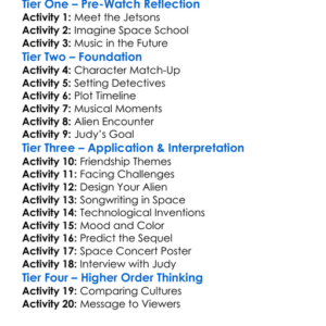 Rockin With Judy Jetson 1988 Worksheet Activity Booklet