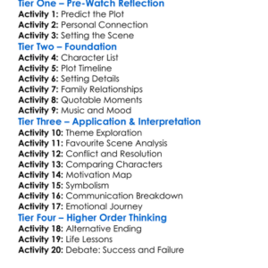 Rocky V 1990 Worksheet Activity Booklet