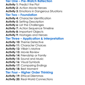 Rogue Hostage 2021 Worksheet Activity Booklet