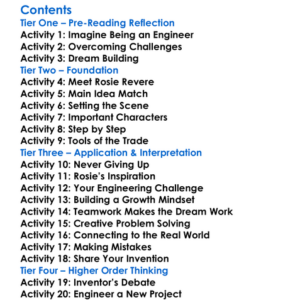 Rosie Reveres Big Project Book For Bold Engineers Andrea Beaty Worksheet Activity Booklet