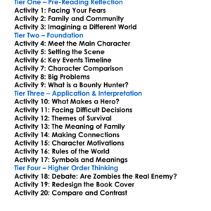 Rot  Ruin Jonathan Maberry Worksheet Activity Booklet