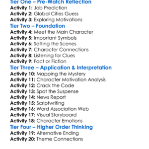 Ruby Cairo 1992 Worksheet Activity Booklet