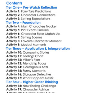 Rugrats Tales From The Crib Snow White 2005 Worksheet Activity Booklet