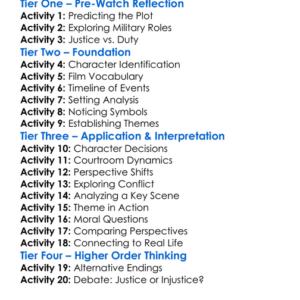 Rules Of Engagement 2000 Worksheet Activity Booklet