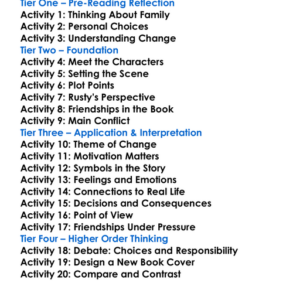 Rumble Fish Se Hinton Worksheet Activity Booklet