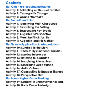 Running With Scissors Augusten Burroughs Worksheet Activity Booklet