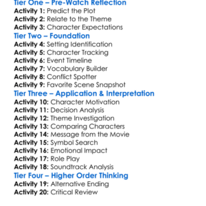 Runt 2020 Worksheet Activity Booklet