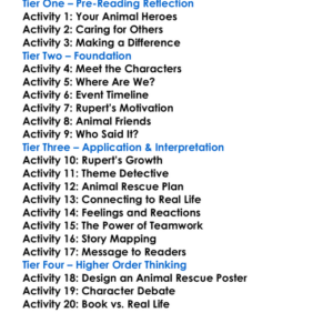 Rupert And The Animal Rescue Worksheet Activity Booklet