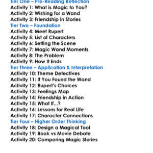 Rupert And The Magic Wand Worksheet Activity Booklet
