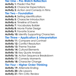 Rush Hour 3 2007 Worksheet Activity Booklet