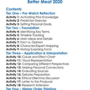Sacred Cow The Nutritional Environmental And Ethical Case For Better Meat 2020 Worksheet Activity Booklet