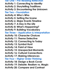 Salman Rushdie Novels Worksheet Activity Booklet