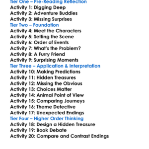 Sam And Dave Dig A Hole Worksheet Activity Booklet