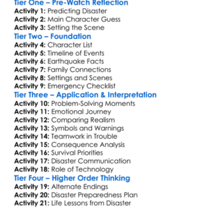 San Andreas 2015 Worksheet Activity Booklet