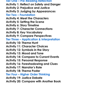 Sanctuary William Faulkner Worksheet Activity Booklet