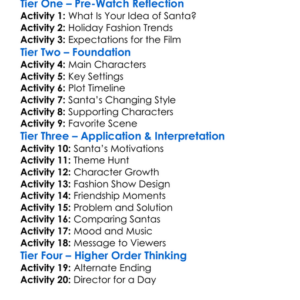 Santas Got Style 2022 Worksheet Activity Booklet