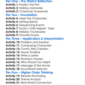 Santas Little Helpers 2019 Worksheet Activity Booklet