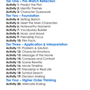 Saturday Night 2024 Worksheet Activity Booklet