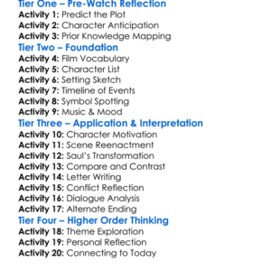Saul The Journey To Damascus 2014 Worksheet Activity Booklet