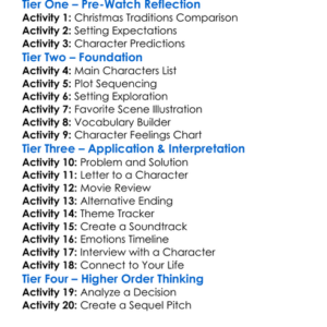 Saving The Christmas Ranch 2025 Worksheet Activity Booklet