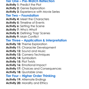 Saw 3D 2010 Worksheet Activity Booklet