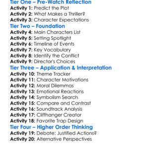 Saw X 2023 Worksheet Activity Booklet