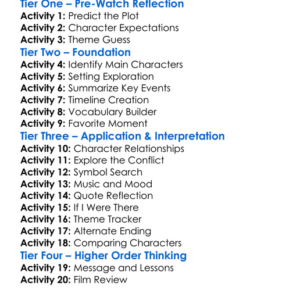 Say Hi After You Die 2024 Worksheet Activity Booklet