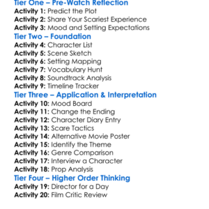 Scared Shitless 2024 Worksheet Activity Booklet