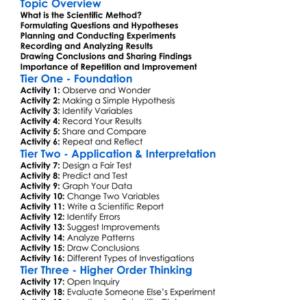 Scientific Method In Physics Worksheet Activity Booklet