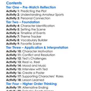 Screwball The Ted Whitfield Story 2010 Worksheet Activity Booklet