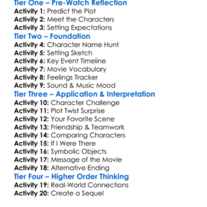 Scurry 2025 Worksheet Activity Booklet