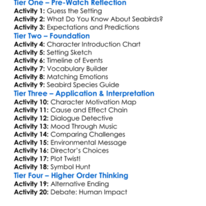 Seabirds 2022 Worksheet Activity Booklet