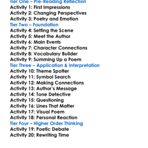 Second Birth Boris Pasternak Worksheet Activity Booklet