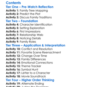 Second Cousins Once Removed 2010 Worksheet Activity Booklet