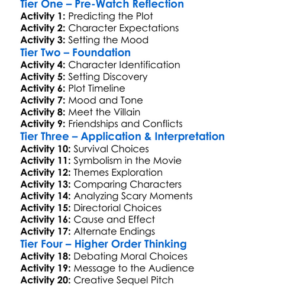 See No Evil 2006 Worksheet Activity Booklet