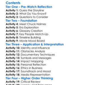 Seed Money The Chuck Holmes Story 2015 Worksheet Activity Booklet