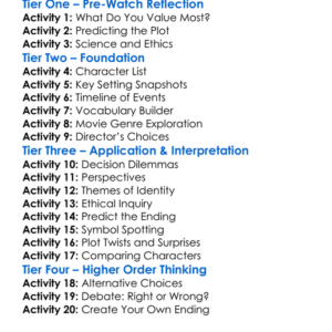 Selfless 2015 Worksheet Activity Booklet