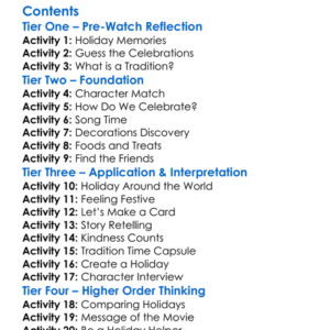 Sesame Street Elmos World Happy Holidays 2002 Worksheet Activity Booklet