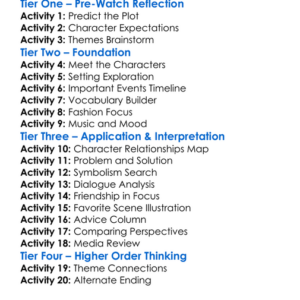 Sex And The City 2008 Worksheet Activity Booklet