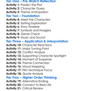 Shadow Land 2024 Worksheet Activity Booklet