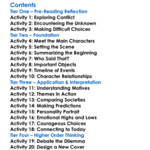 Shards Of Honour Lois Mcmaster Bujold Worksheet Activity Booklet