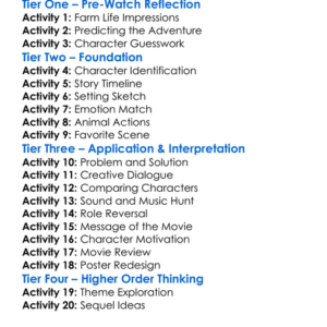 Shaun The Sheep Movie 2015 Worksheet Activity Booklet