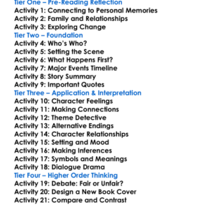 Short Stories Katherine Mansfield Worksheet Activity Booklet