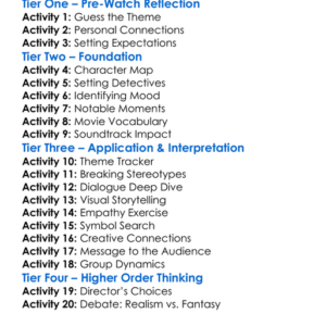 Shortbus 2006 Worksheet Activity Booklet