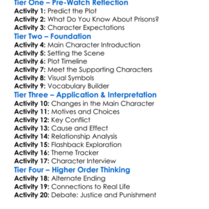 Shot Caller 2017 Worksheet Activity Booklet