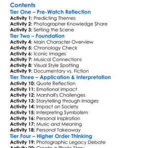 Show Me The Picture The Story Of Jim Marshall 2020 Worksheet Activity Booklet
