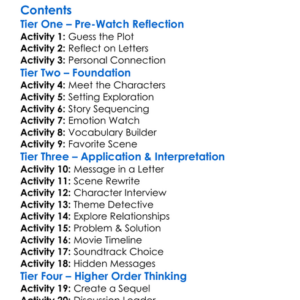 Signed Sealed Delivered One In A Million 2016 Worksheet Activity Booklet