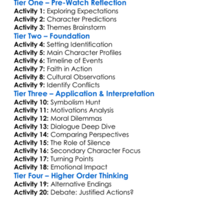 Silence 2016 Worksheet Activity Booklet
