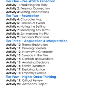 Silver Dollar Road 2023 Worksheet Activity Booklet